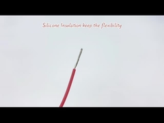 सॉलिड स्ट्रैंडेड हाई टेम्प सिलिकॉन केबल कॉपर / टिनड कॉपर
